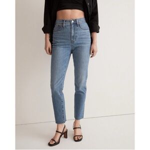 Madewell Jeans The Perfect Vintage Crop Fray Hem High Rise Casual Classic 28